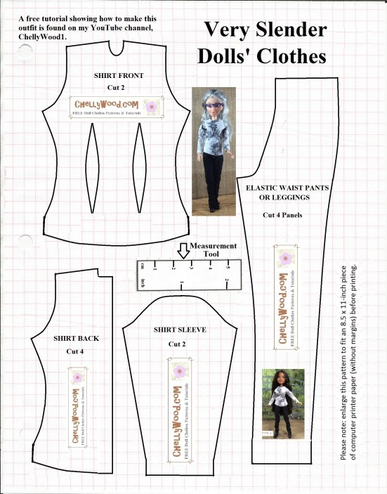 ✂ - DIY- ♥Como fazer roupas para Barbie sem molde: blusas, saias, calças,  moletom, etc em vídeo✂ - Agulha de Ouro Ateliê